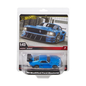 Hot Wheels Premium Real Riders Masinuta Metalica Modified Ford Mustang 69