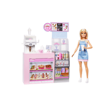 Încarcă imaginea în Galerie, Barbie Papusa You Can Be Set Cafenea
