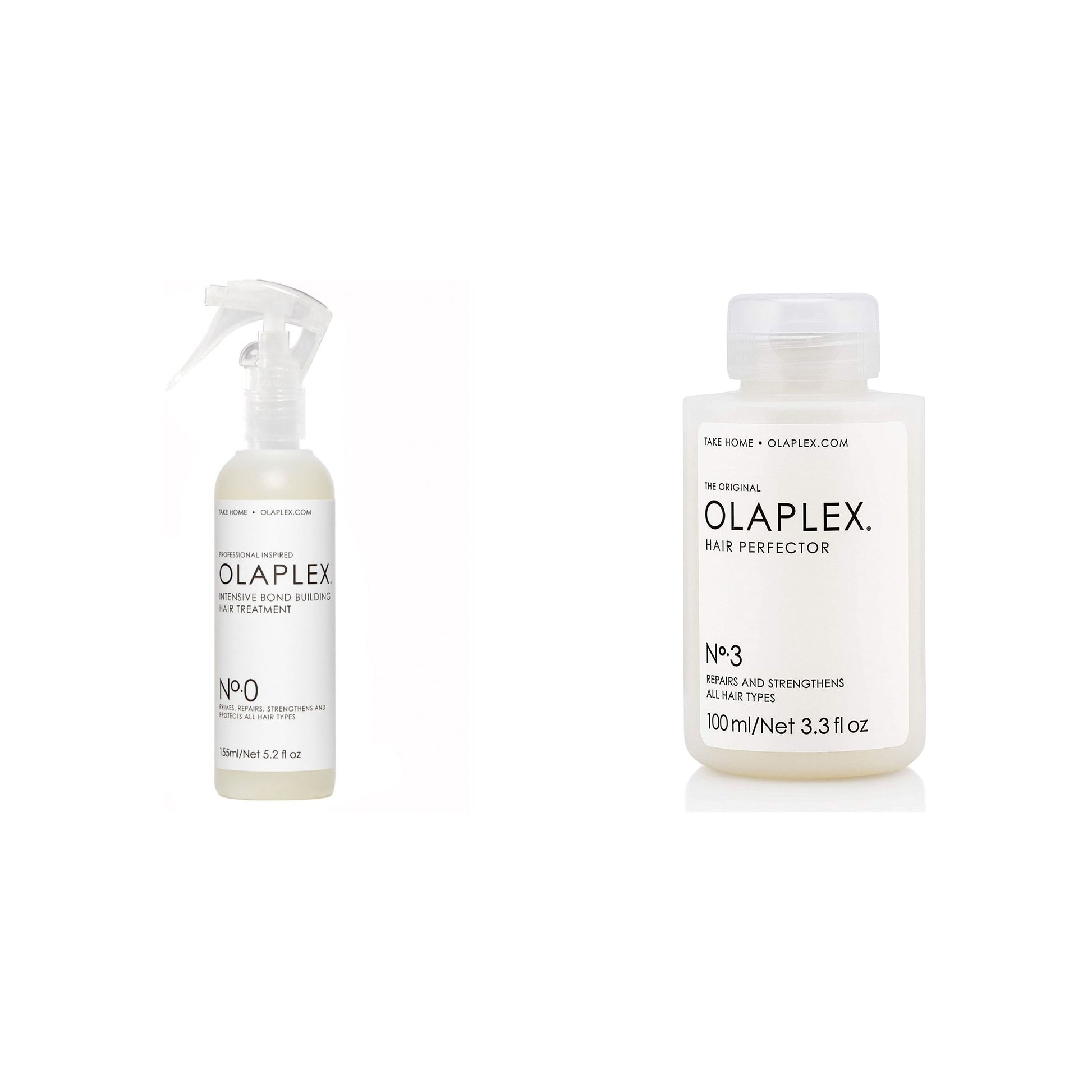 Set Olaplex Ser Bond Builder No. 0 155ml si Tratament Hair Perfector No.3 100ml - Beauty Lounge