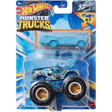 Hot Wheels Monster Truck si Masinuta Metalica 32 Degrees