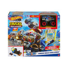 Încarcă imaginea în Galerie, Hot Wheels Monster Trucks Entry Challenge Arena Smashers Provocarea Smash Race
