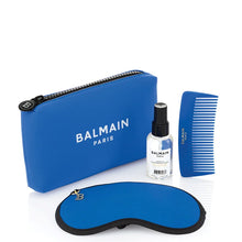 Încarcă imaginea în Galerie, Balmain Limited Edition Cosmetic Bag Blue Set

