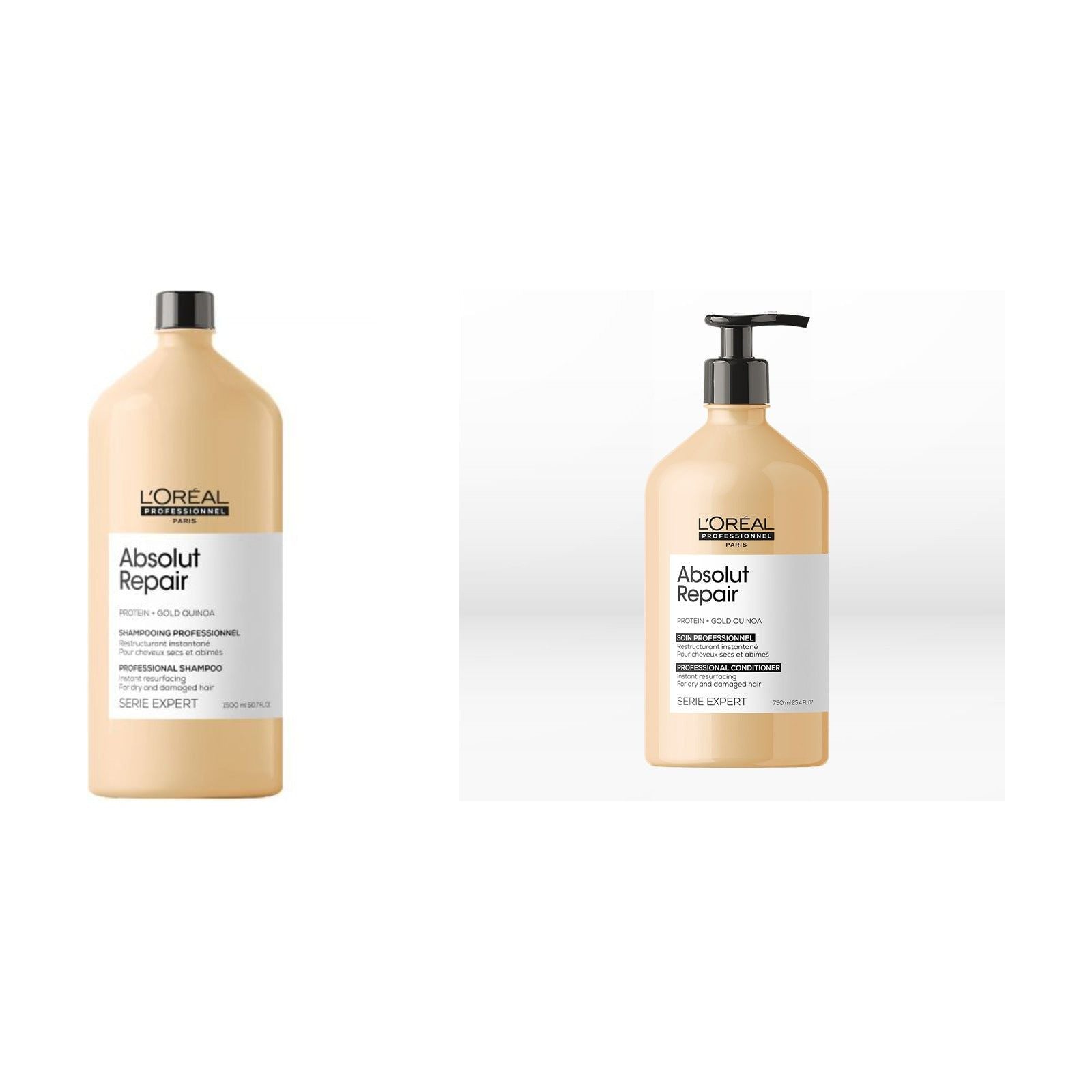 Set L'Oreal Professionnel Absolut Repair - Sampon 1500ml si Balsam 750ml - Beauty Lounge