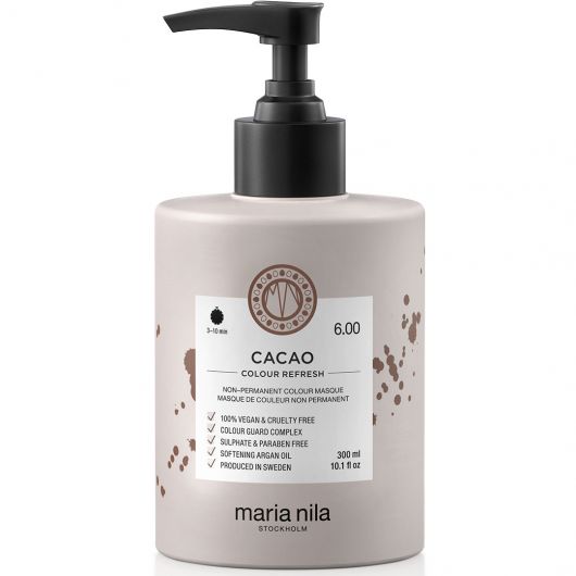 Maria Nila Colour Refresh Cacao 6.00 - Masca de Par Nuantatoare 300ml - Beauty Lounge
