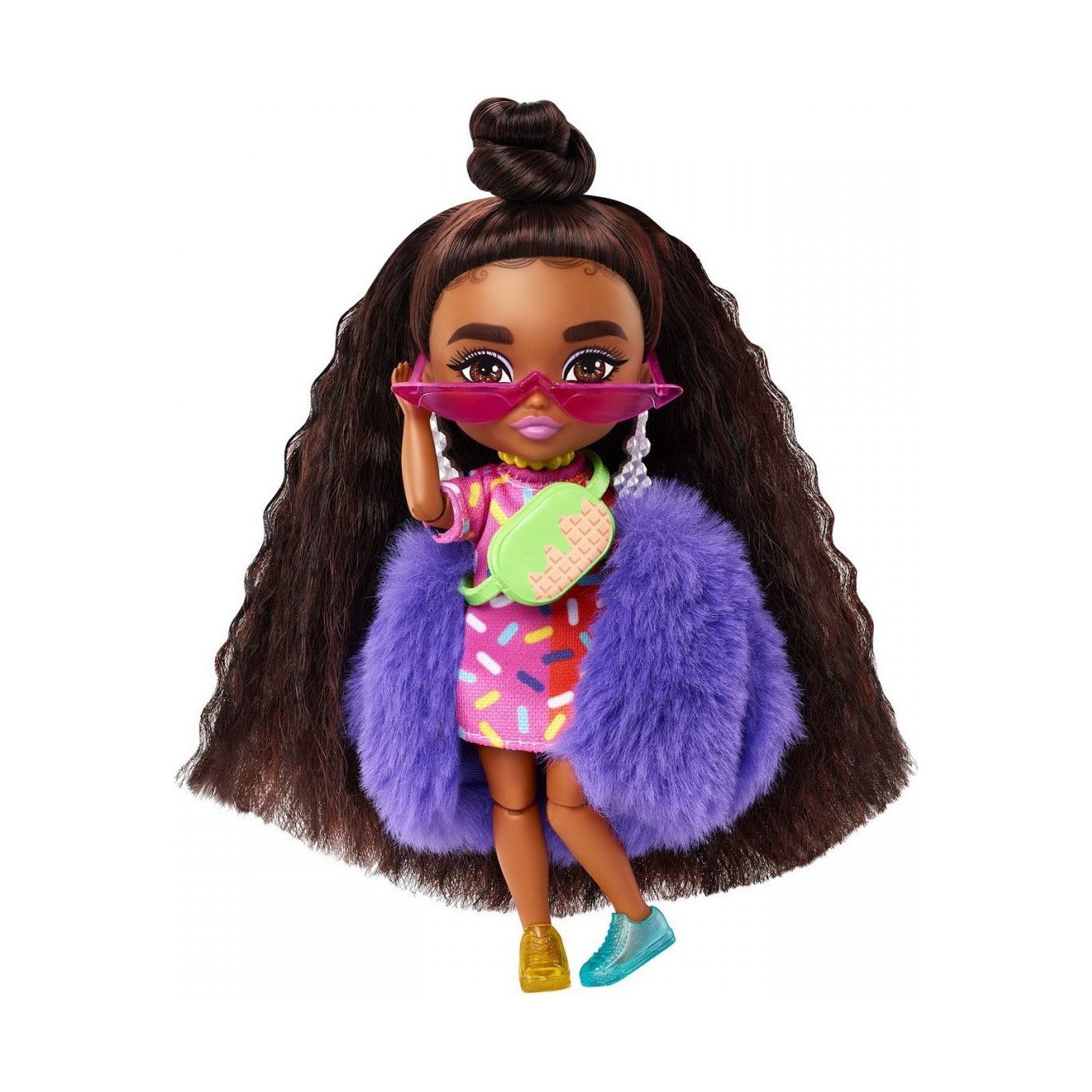 Barbie Papusa Extra Mini Bruneta 20cm