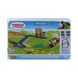 Fisher Price Thomas Set de Joaca cu Locomotiva Push Along Percy si Accesorii