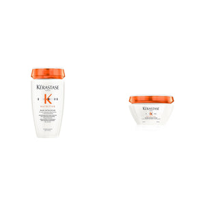 Set Kerastase Nutritive Sampon Bain Satin Riche 250ml si Masca 200ml