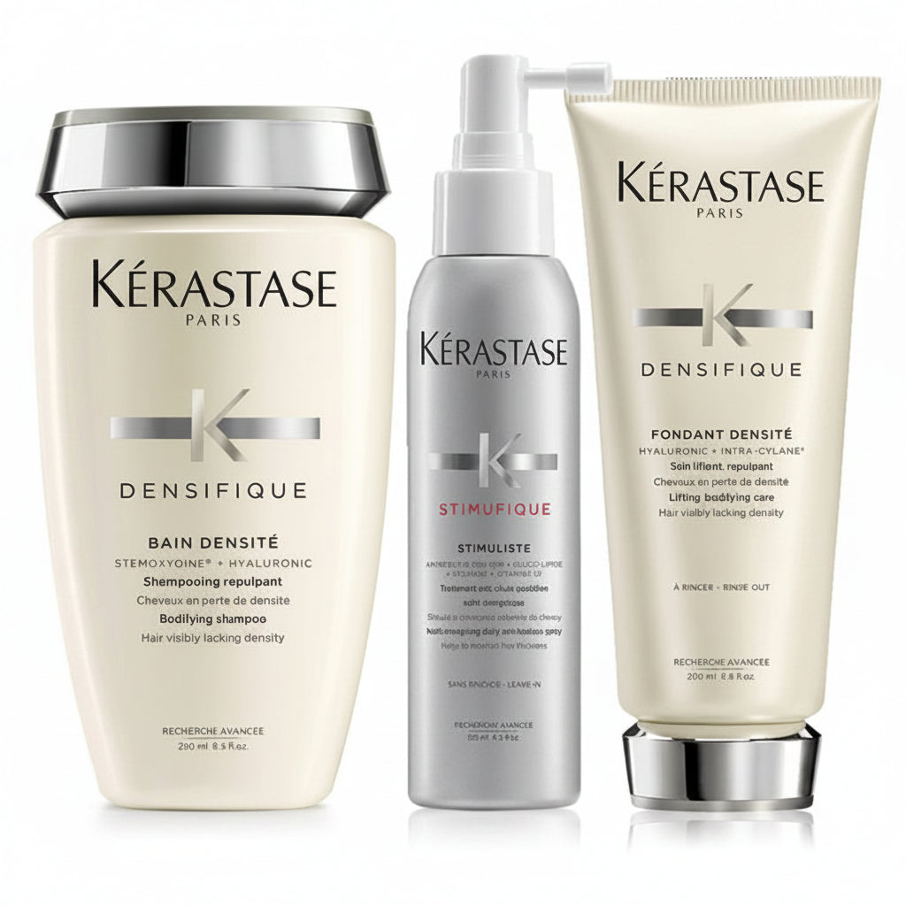 Set Kerastase Densifique - Sampon 250ml Balsam 200ml si Spray Stimuliste 125ml - Beauty Lounge