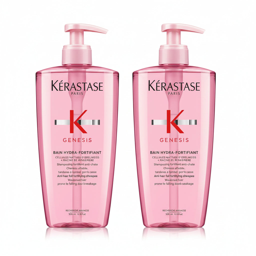 Set Kerastase Genesis 2 x Bain Hydra-Fortifiant - Sampon 500ml - Beauty Lounge