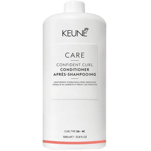 Keune Care Confident Curl Low-Poo Conditioner - Balsam pentru Par Ondulat si Cret 1000ml