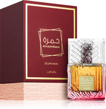 Încarcă imaginea în Galerie, Lattafa Khamrah Dukhan - Apa de Parfum Unisex 100ml
