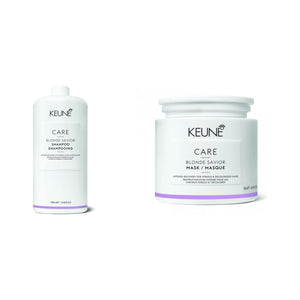 Set Keune Care Blonde Savior - Sampon 1000ml si Masca 500ml