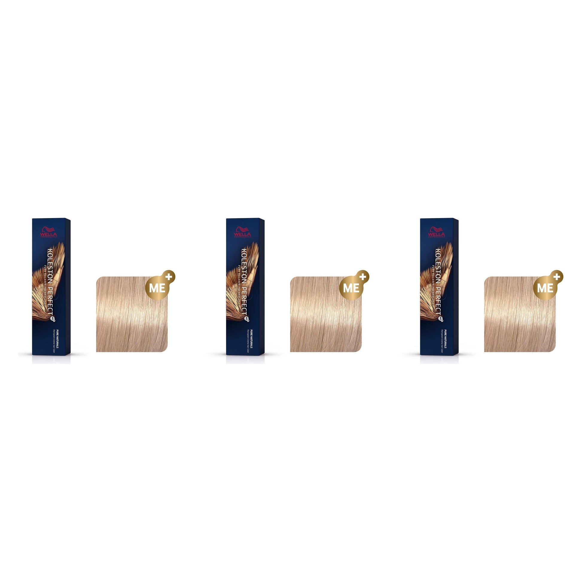 Set Wella Professionals 3 x  Koleston Perfect 10/03 - Beauty Lounge