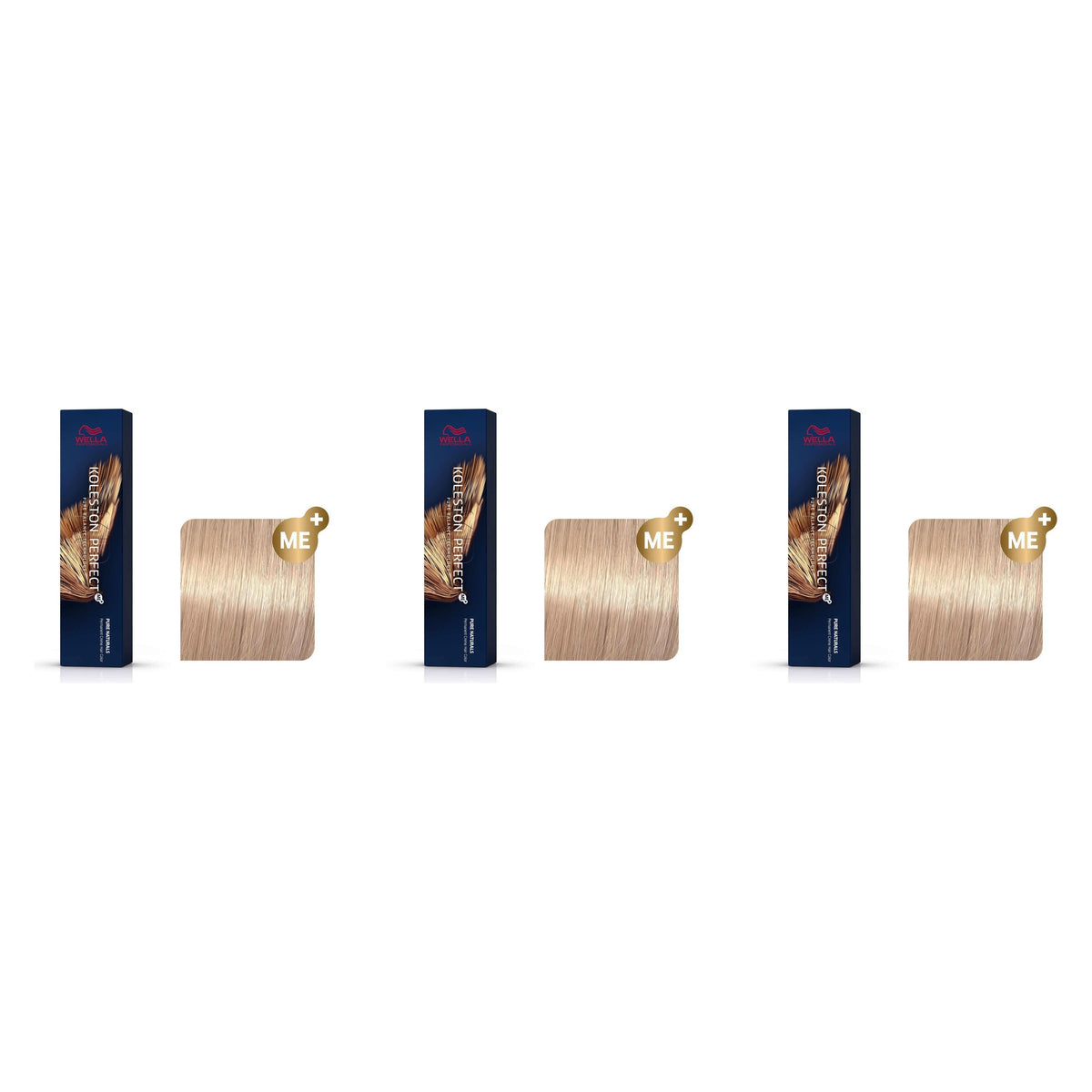 Set Wella Professionals 3 x  Koleston Perfect 10/03 - Beauty Lounge