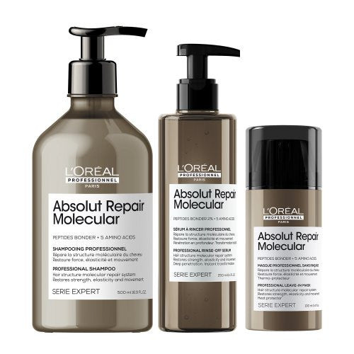 Set L’Oreal Professionnel Absolut Repair Molecular - Sampon 500ml Ser 250ml si Crema 100ml