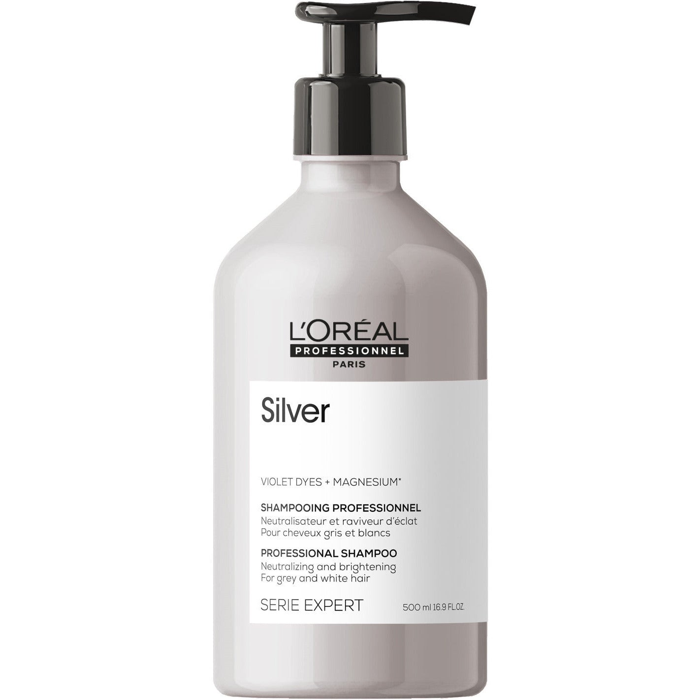 L'Oreal Professionnel SE Silver Sampon 500ml - Pentru Par Carunt sau Alb