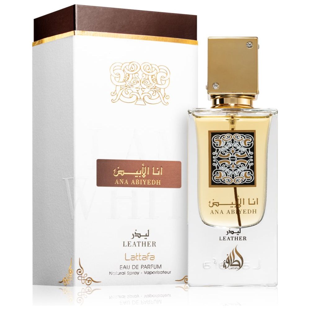 Lattafa Ana Abiyedh Leather 60ml - Apa de Parfum Pentru Barbati