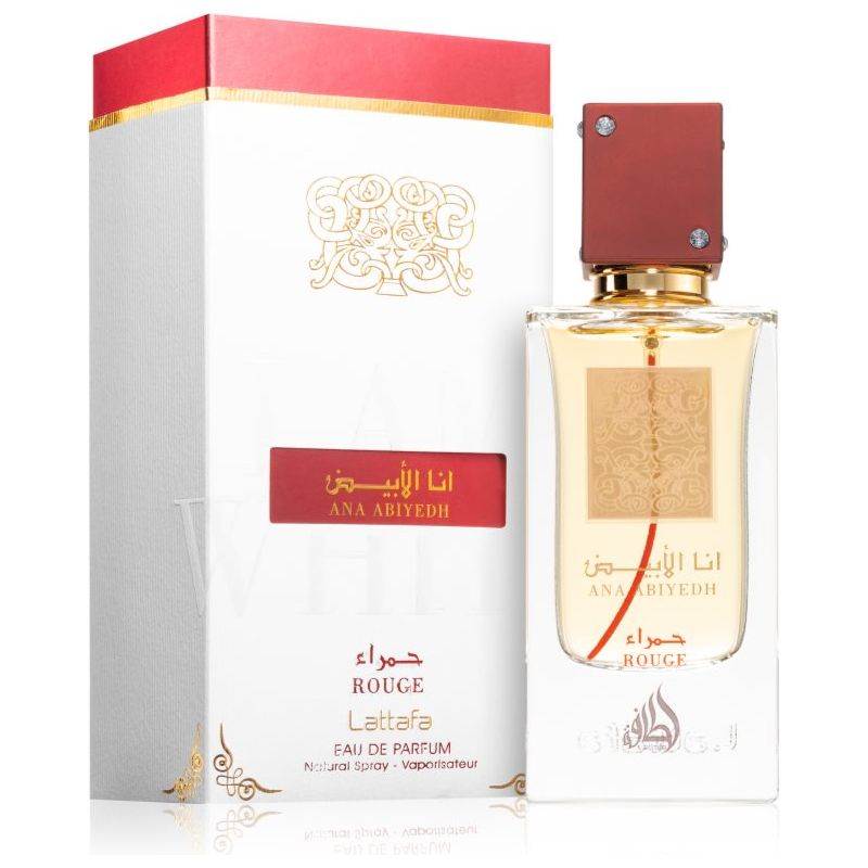 Lattafa Ana Abiyedh Rouge 60ml - Apa de Parfum Pentru Femei Lemnos-Condimentat
