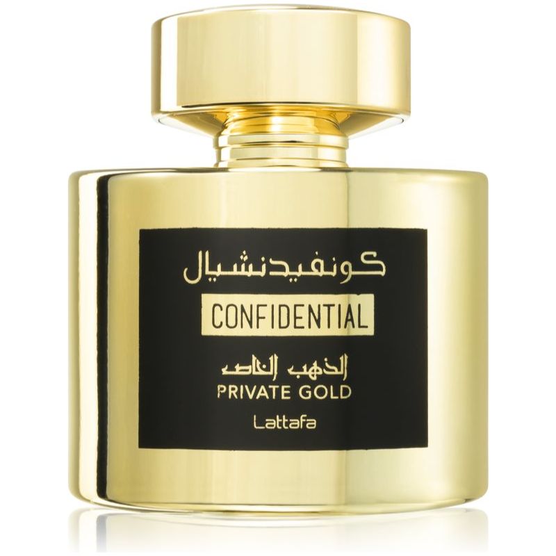 Lattafa Confidential Private Gold - Apa de Parfum Pentru Femei 100ml
