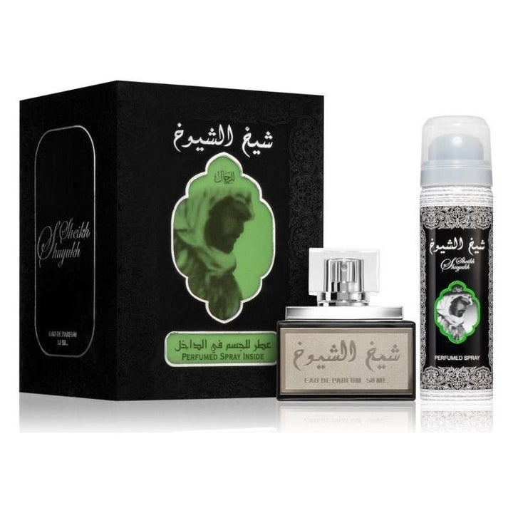Lattafa Sheikh Al Shuyukh Black - Set Unisex Apa de Parfum 50ml si Deodorant Spray 50ml
