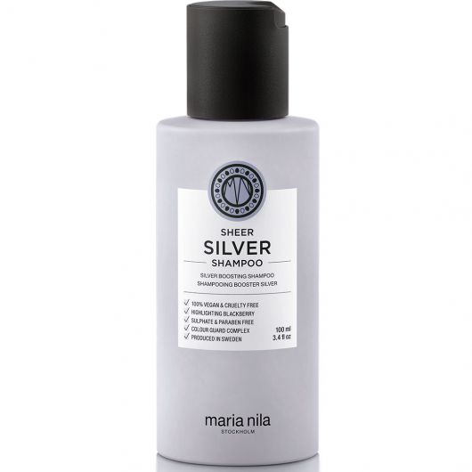 Maria Nila Sheer Silver Shampoo - Sampon Pentru Neutralizarea Tonurilor de Galben 100ml - Beauty Lounge