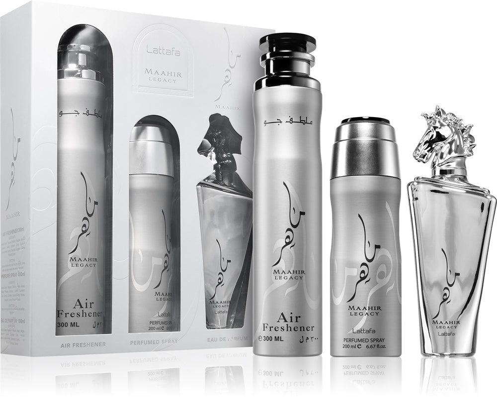 Lattafa Maahir Legacy - Set Cadou 3 Piese Unisex