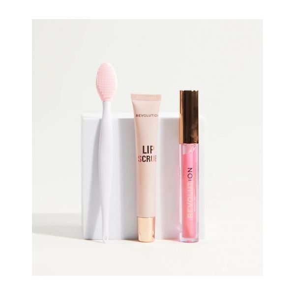 Makeup Revolution Kiss & Go Lips - Set pentru Machiajul Buzelor