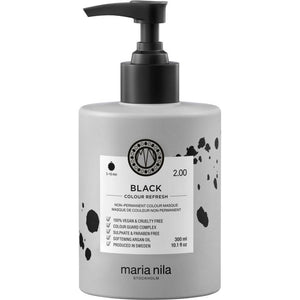 Maria Nila Colour Refresh Black 2.00 - Masca de Par Nuantatoare 300ml