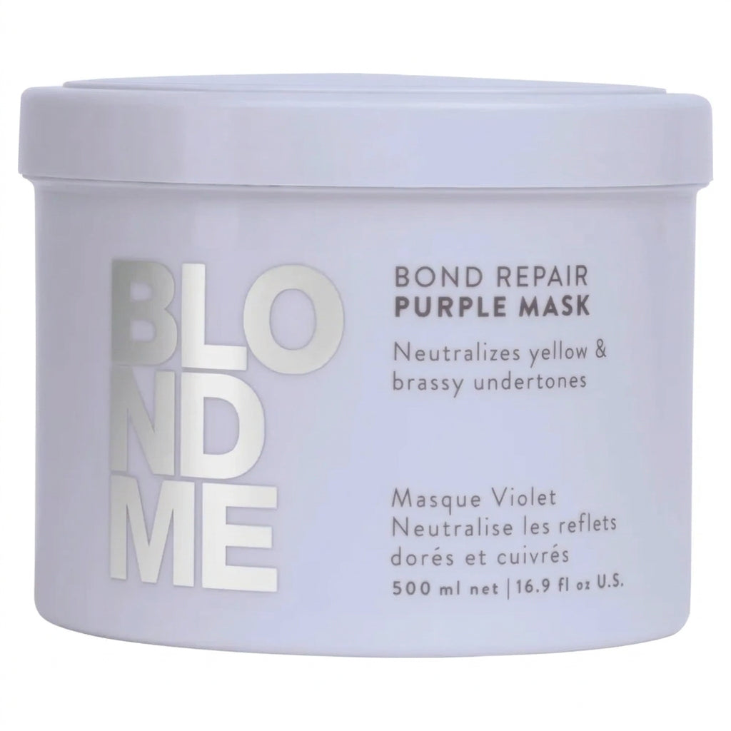 Schwarzkopf BLONDME Bond Repair Anti-Yellow 500ml - Masca Pentru Neutralizarea Tonurilor Galbene