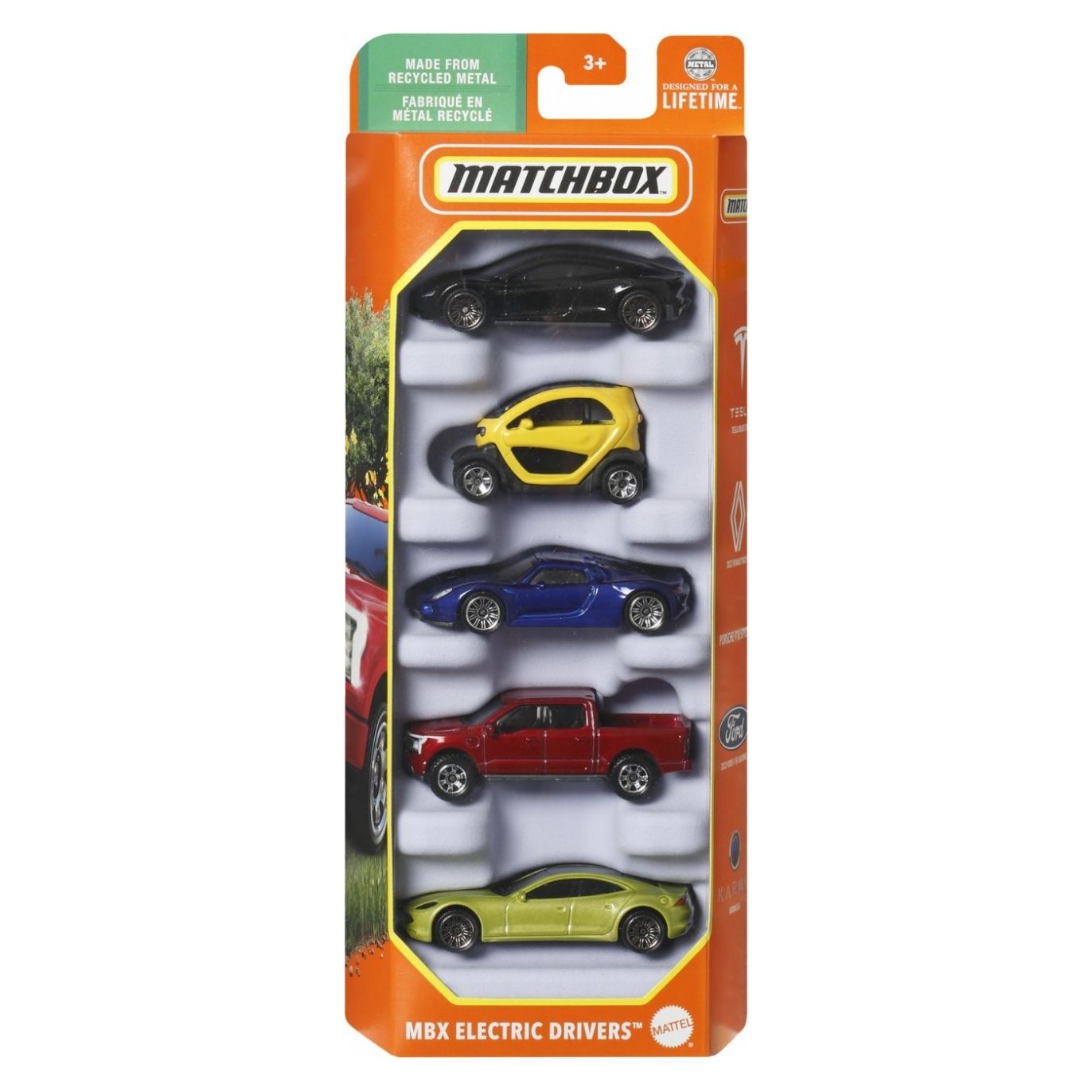 Matchbox Set 5 Masinute Metalice Mbx Electric Drivers