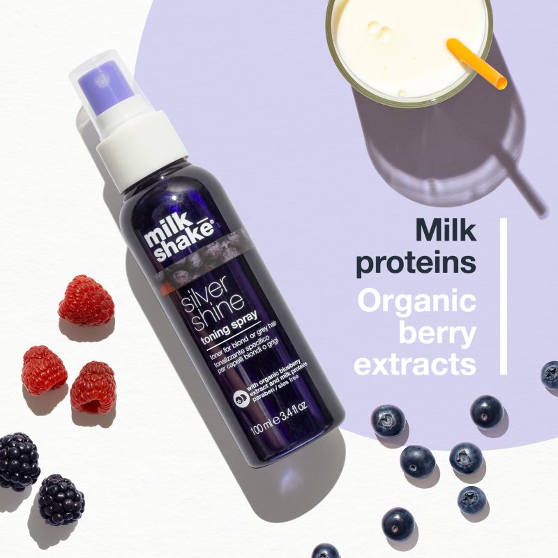 MilkShake Silver Shine Toning Spray100ml  - Spray Pentru Par Blond