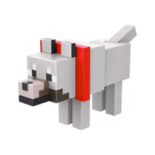 Încarcă imaginea în Galerie, Minecraft Craft A Block Figurina Tamed Wolf 8Cm
