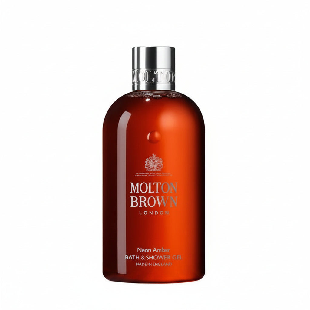 Molton Brown Neon Amber Bath & Shower Gel 300ml - Gel de Dus cu Parfum Intens - Beauty Lounge