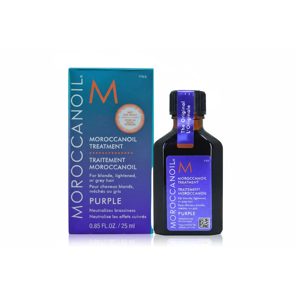 Moroccanoil Purple Oli Treatment 25ml - Tratament Pentru Par Blond - Beauty Lounge