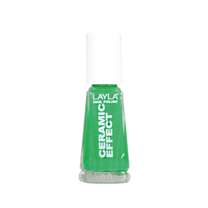 Layla Cosmetics Nail Polish Ceramic Effect N.116 Funky Giada - Lac de Unghii Clasic