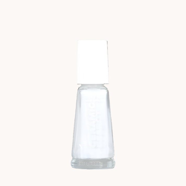 Layla Cosmetics Nail Polish Ceramic Effect N.1 Soft White - Lac de Unghii Clasic