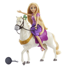 Încarcă imaginea în Galerie, Disney Princess Set Papusa Rapunzel si Calul Maximus
