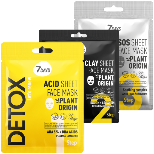 7DAYS Set Cadou Detox Professional Complex Care 3 Produse