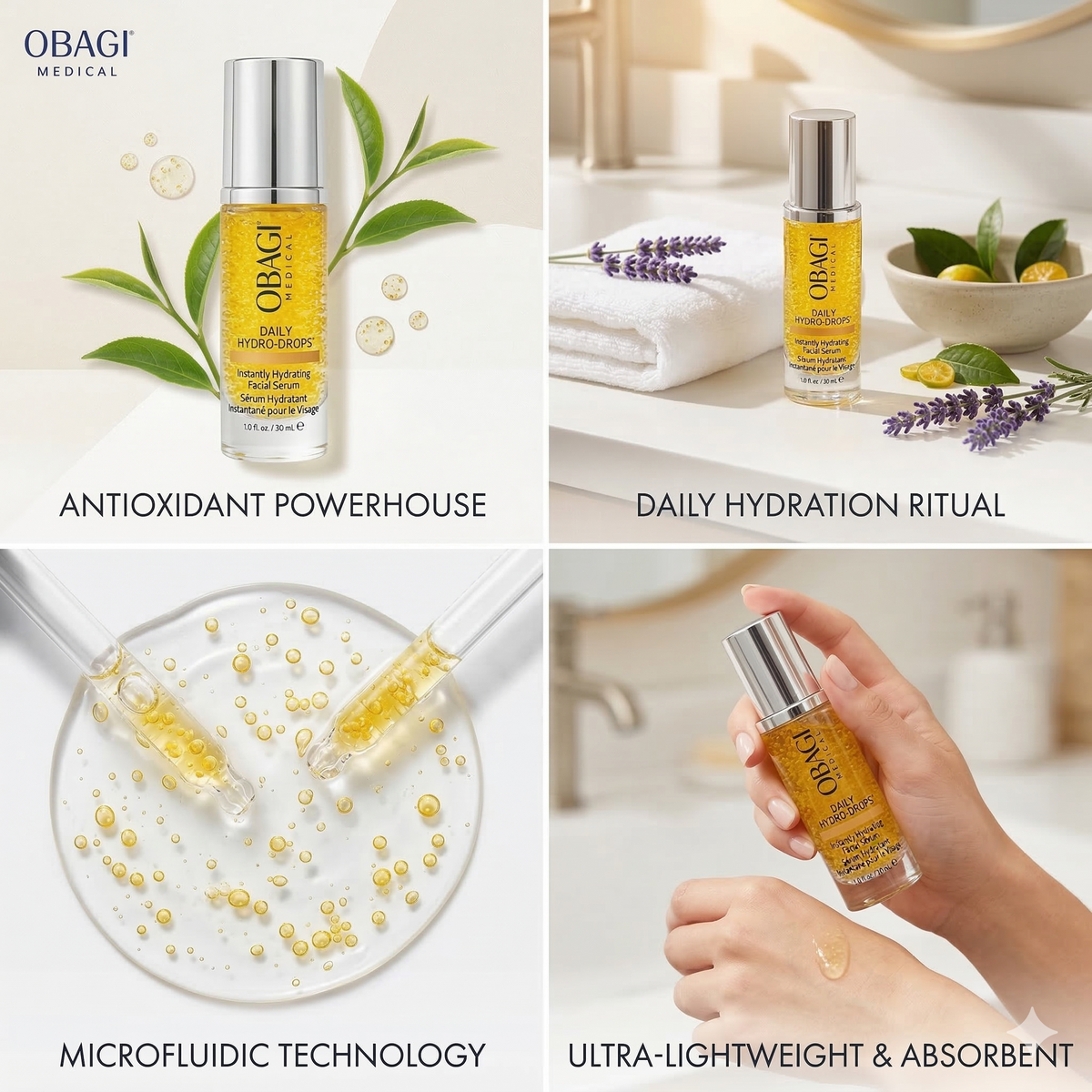 Obagi Daily Hydro-Drops 30ml - Ser Hidratant si Iluminator cu Niacinamida