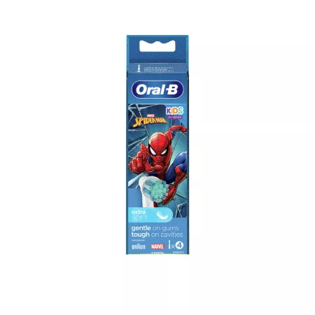 Oral-B Kids Spider-Man - Rezerve Periuta de Dinti Electrica 4 buc