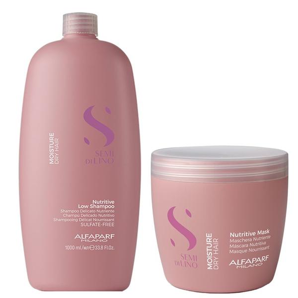 Set Alfaparf Milano Moisture Nutritive Sampon 1000ml si Masca 500ml - Beauty Lounge