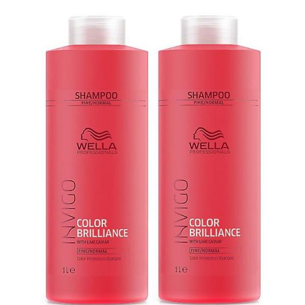 Set Wella Professionals 2 x Invigo Brilliance Sampon 1000ml