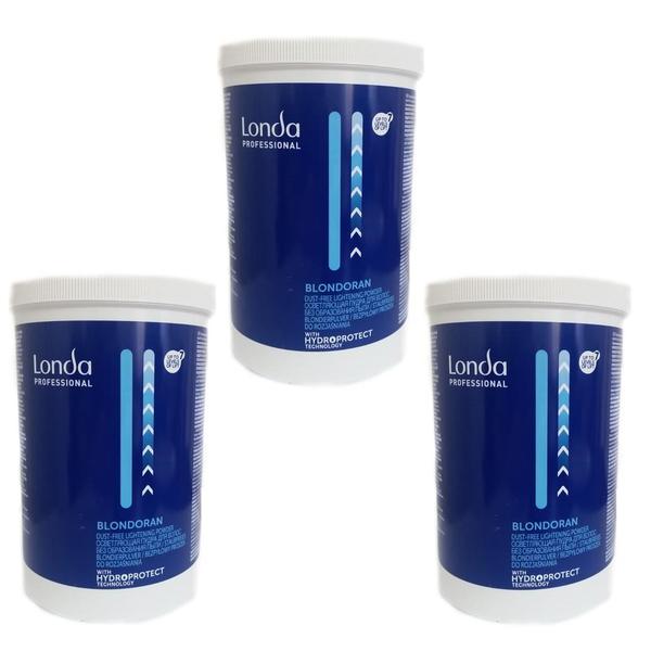 Set Londa Blondoran Dust-Free Lightening Powder - 3 x Pudra Decoloranta 500gr