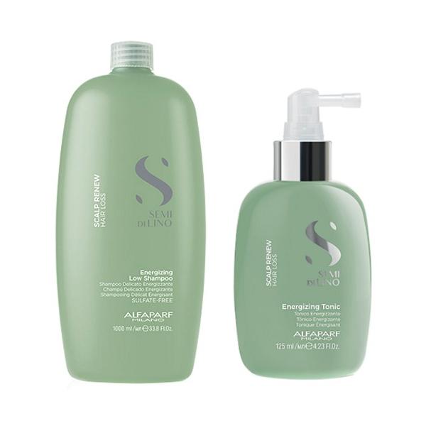 Set Alfaparf Milano Scalp Renew Energizing - Sampon 1000ml si Lotiune Tonica Energizanta 125ml - Beauty Lounge