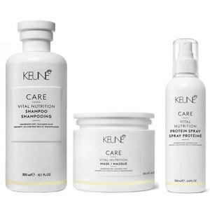 Set Keune Vital Nutrition - Sampon 300ml Masca 200ml si Spray 200ml