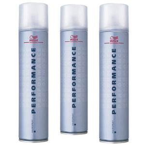 Set Wella Professionals 3 x Performance - Fixativ cu Fixare Puternica 500ml