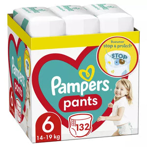 Pampers Pants Stop and Protect Nr 6 14-19kg - Scutece 132buc