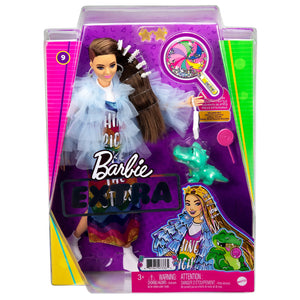 Barbie Papusa Extra Style Rochie curcubeu