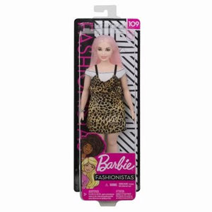 Barbie Papusa Fashionista cu Parul Roz