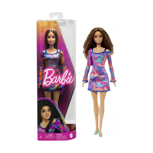 Barbie Papusa Fashionista Satena cu Pistrui